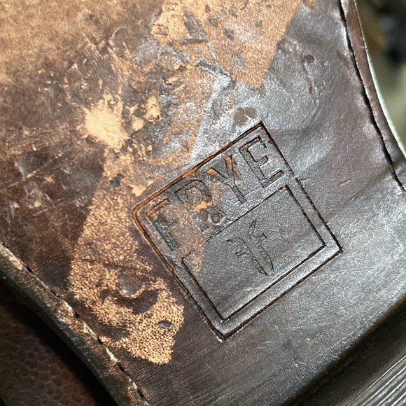 Ladies Frye ankle boots leather size 8 1/2 - Picture 6 of 7